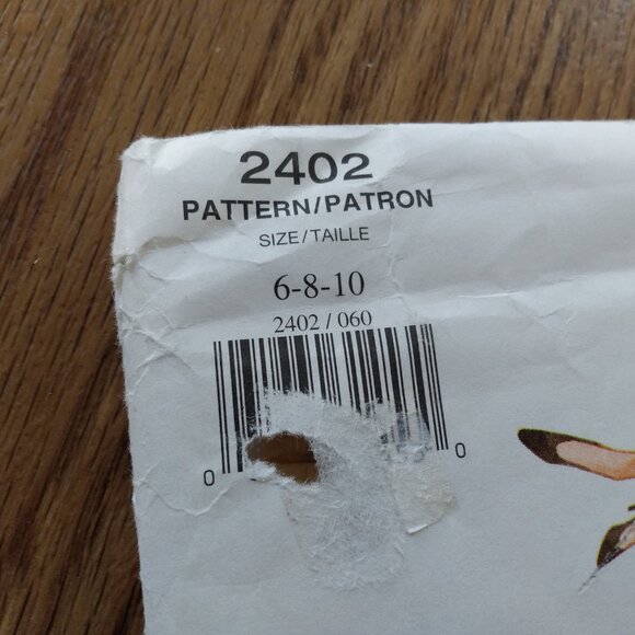 Vogue 2402 Sewing Pattern Dress & Jacket FRENCH ENGLISH UNCUT Size 6 8 10 - Picture 2 of 15